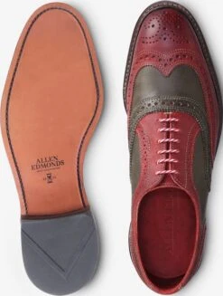 Jingle Bell Mok Wingtip Oxfords -Allenedmonds Sshop ec4001167 bottom feed660w