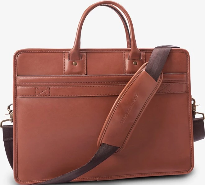 Saddle Leather Collection - Single Gusset Briefcase 4 Saddle Leather Collection - Single Gusset Briefcase - Image 4