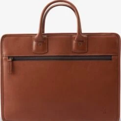 Saddle Leather Collection - Single Gusset Briefcase 