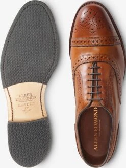 Strand Cap-toe Oxford Dress Shoe With Combination Tap Sole -Allenedmonds Sshop ec4014388 bottom feed660w
