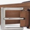 Wide Basic Suede Dress Belt