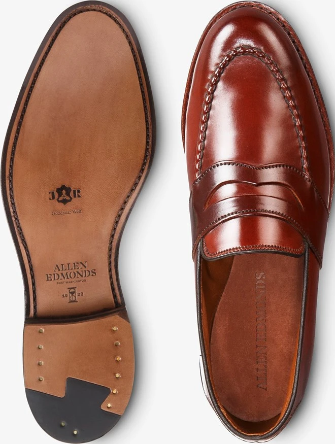 Randolph Shell Cordovan Penny Loafer 3 Randolph Shell Cordovan Penny Loafer - Image 3