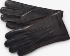 Mixed Leather Cashmere Lined Tech Gloves 5 Mixed Leather Cashmere Lined Tech Gloves -Allenedmonds Sshop ec4028259 front feed660w