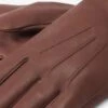 Cashmere Lined Leather Tech Gloves 