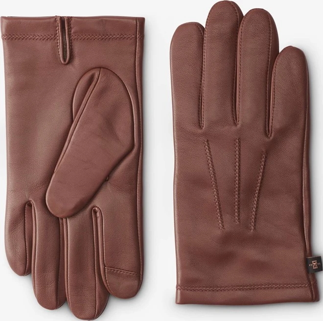 Cashmere Lined Leather Tech Gloves 2 Cashmere Lined Leather Tech Gloves - Image 2