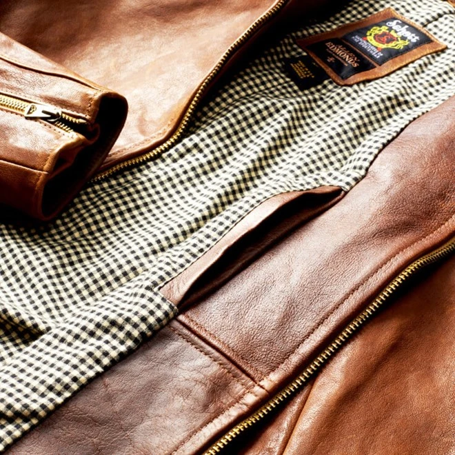 Schott® N.Y.C. Cafe Racer Jacket 2 Schott® N.Y.C. Cafe Racer Jacket - Image 2