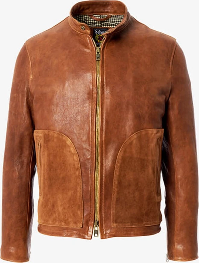 Schott® N.Y.C. Cafe Racer Jacket 1 Schott® N.Y.C. Cafe Racer Jacket