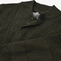 Schott® N.Y.C. Military Henley Sweater 8 Schott® N.Y.C. Military Henley Sweater -Allenedmonds Sshop ec4031832 detail feed660w