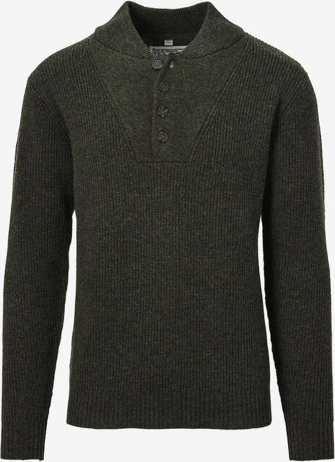 Schott® N.Y.C. Military Henley Sweater 1 Schott® N.Y.C. Military Henley Sweater