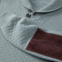 Billy Reid Quilted Shawl-collar Sweatshirt