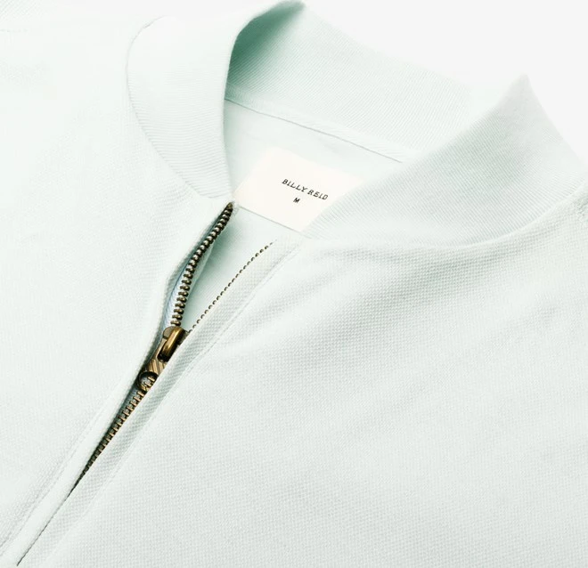 Billy Reid Pique Half-zip Sweater 2 Billy Reid Pique Half-zip Sweater - Image 2