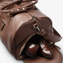 Leather Weekender