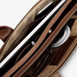 Slim Leather Briefcase