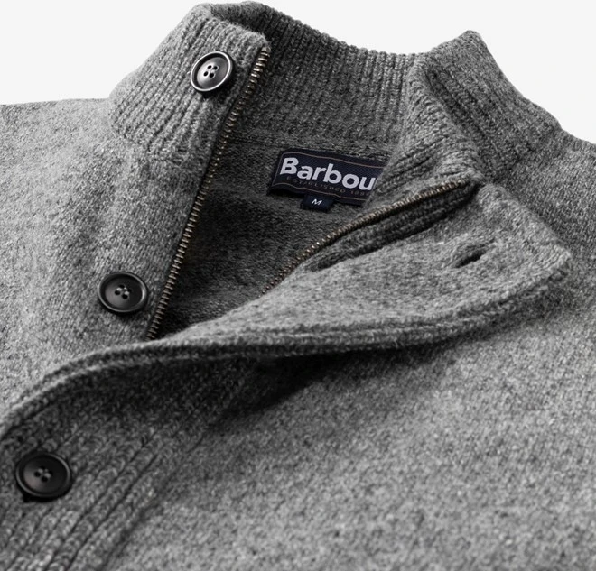 Barbour Essential Tisbury Zip-through Sweater 3 Barbour Essential Tisbury Zip-through Sweater - Image 3