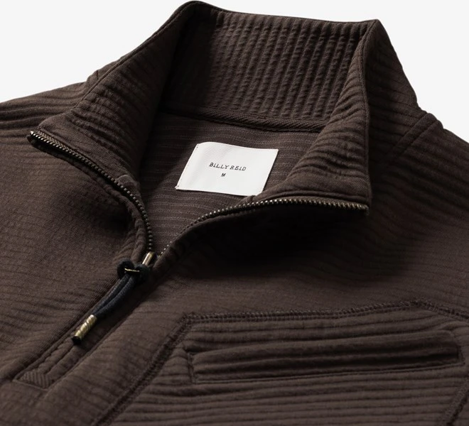 Billy Reid Quilted Half-zip Pullover 2 Billy Reid Quilted Half-zip Pullover - Image 2