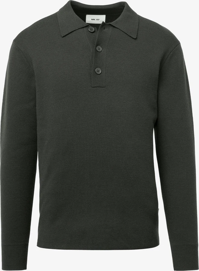 NN07 Harold Long-sleeve Sweater Polo 4 NN07 Harold Long-sleeve Sweater Polo - Image 4